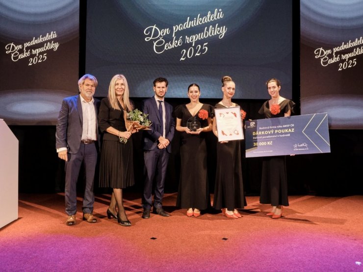 1. Platz im Wettbewerb „Familienunternehmen des Jahres“ der AMSP ČR (Agentur für die Entwicklung des Kleinunternehmertums)